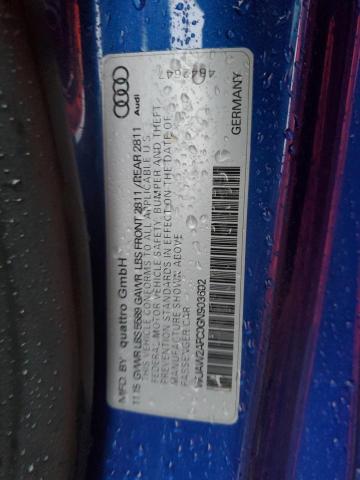 2016 AUDI RS7 WUAW2AFC0GN903602