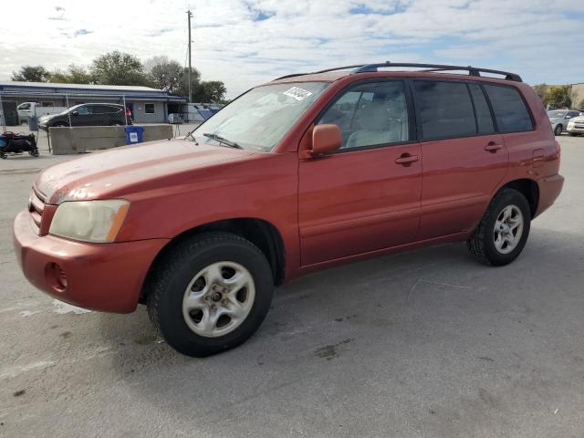 TOYOTA HIGHLANDER 2001 red  gas JTEGF21A010019189 photo #1