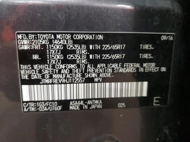 2017 TOYOTA RAV4 XLE - JTMRFREV9HJ112557