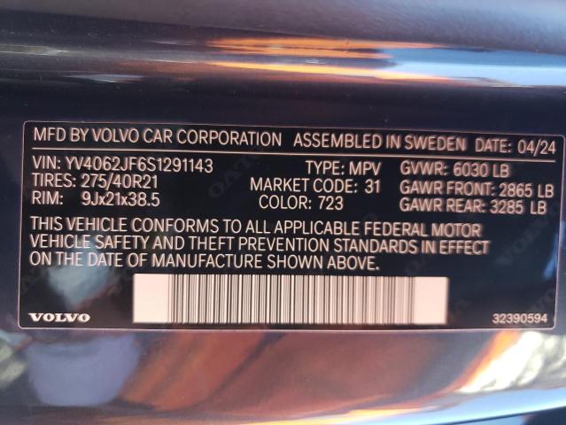 2025 VOLVO XC90 ULTRA - YV4062JF6S1291143