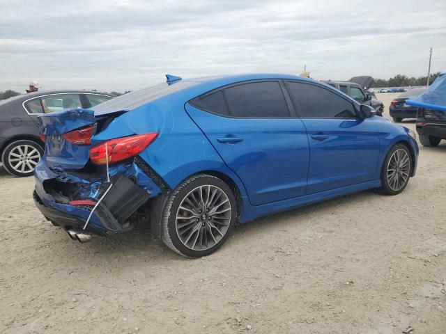 HYUNDAI ELANTRA SP 2018 blue  gas KMHD04LB5JU657775 photo #4