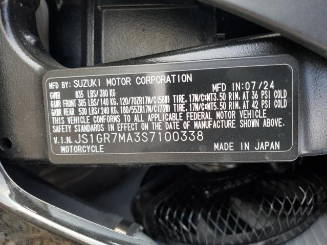 2025 SUZUKI OTHR CYCL - JS1GR7MA3S7100338
