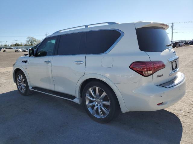 INFINITI QX80 2014 white  gas JN8AZ2NF6E9551978 photo #3