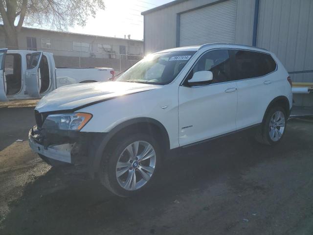 BMW X3 XDRIVE3 2012 white  gas 5UXWX7C53CL735837 photo #1