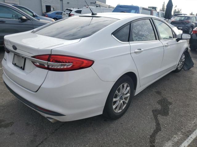 FORD FUSION S 2017 white sedan 4d gas 3FA6P0G7XHR318203 photo #4