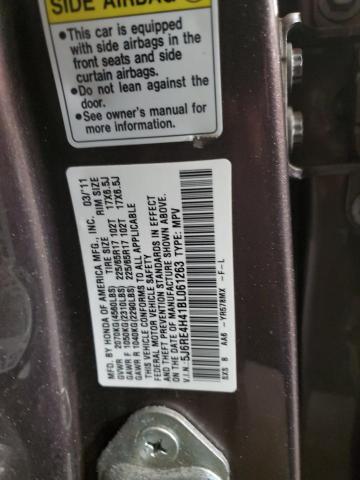 5J6RE4H41BL061263 2011 HONDA CRV