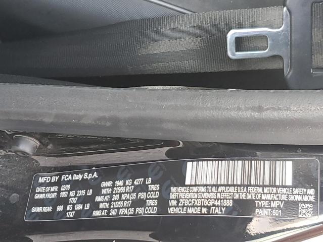 2016 FIAT 500X EASY ZFBCFXBT6GP441888