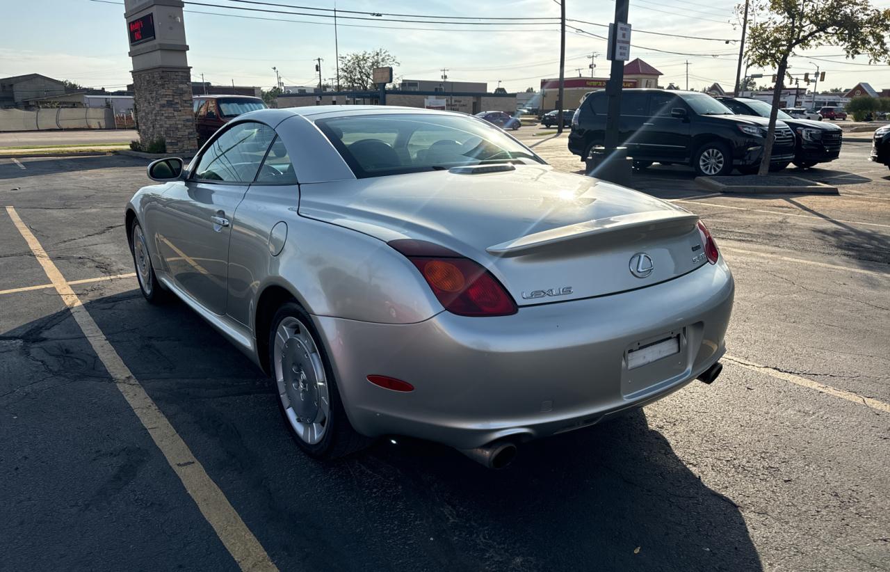 Lot #2952207022 2002 LEXUS SC 430