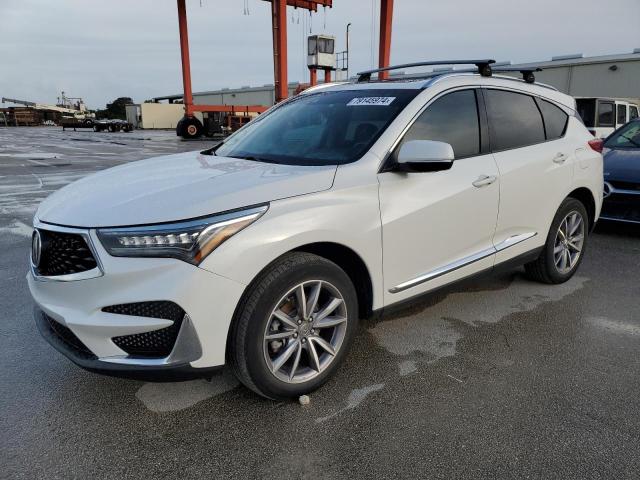 ACURA RDX TECHNO 2020 white  gas 5J8TC1H52LL012911 photo #1