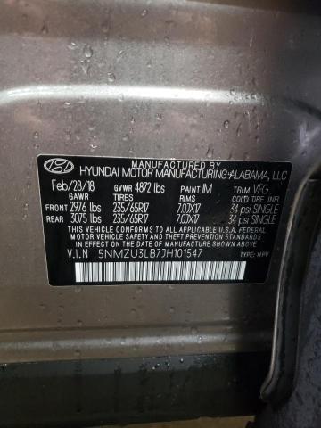2018 HYUNDAI SANTA FE S - 5NMZU3LB7JH101547