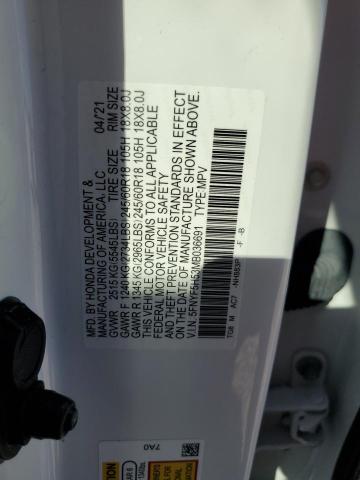 2021 HONDA PILOT EXL - 5FNYF5H53MB036691