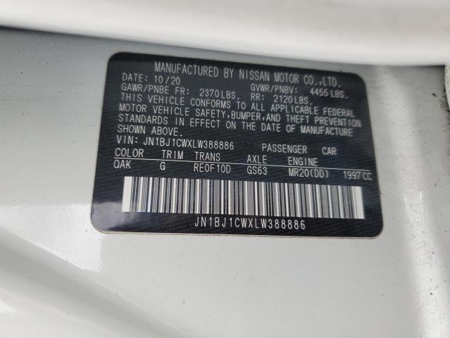 2020 NISSAN ROGUE SPOR - JN1BJ1CWXLW388886