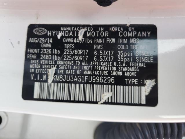 2015 HYUNDAI TUCSON LIM - KM8JU3AG1FU996296
