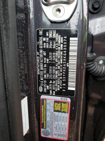 2019 KIA SORENTO SX - 5XYPKDA59KG430374