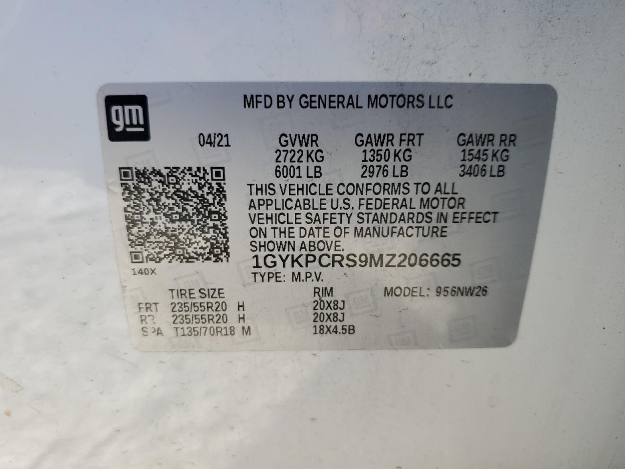 Lot #3038057196 2021 CADILLAC XT6 PREMIU