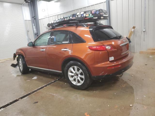 INFINITI FX35 2006 orange  gas JNRAS08W36X211295 photo #3