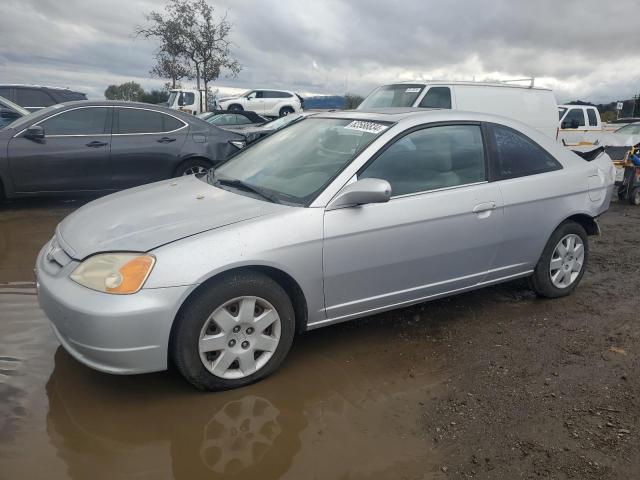 HONDA CIVIC SI 2001 silver  gas 1HGEM229X1L061181 photo #1