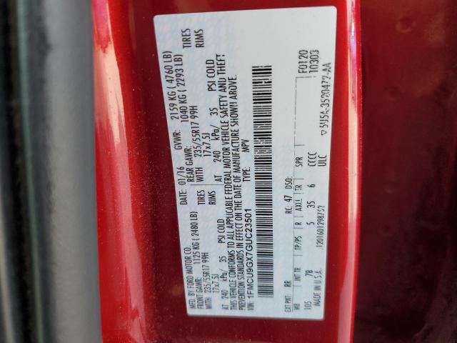 2016 FORD ESCAPE SE - 1FMCU9GX7GUC23501