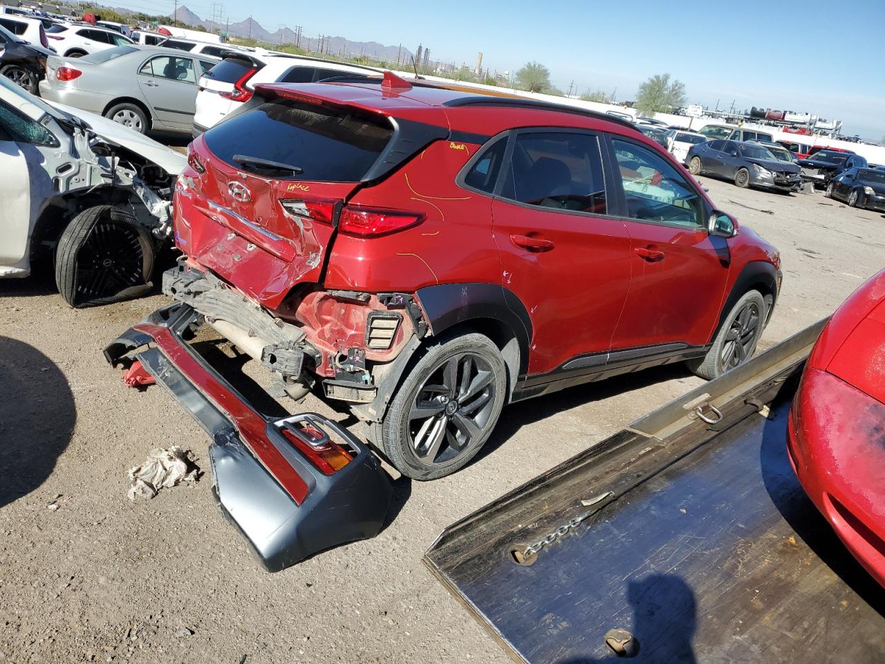 Lot #2988809652 2021 HYUNDAI KONA LIMIT