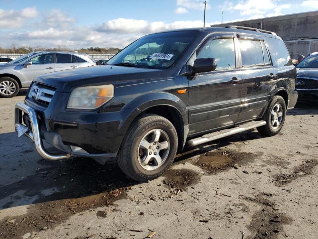 HONDA PILOT EXL 2008 black  gas 5FNYF18728B010129 photo #1