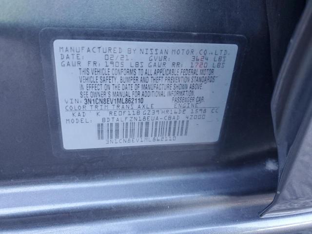 VIN 3N1CN8EV1ML862110 2021 NISSAN VERSA no.13