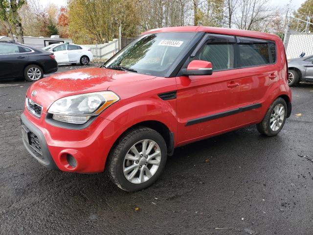 KIA SOUL + 2012 red  gas KNDJT2A6XC7437008 photo #1