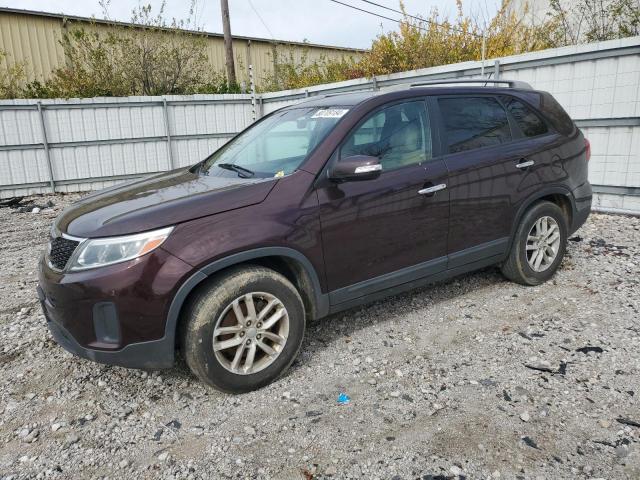 KIA SORENTO LX 2015 burgundy 4dr spor gas 5XYKT4A73FG592449 photo #1