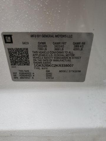 2019 GMC YUKON SLT - 1GKS2BKC2KR338007