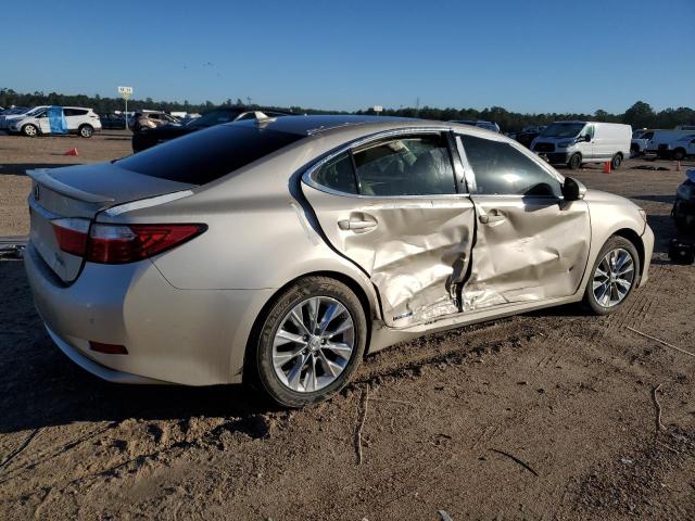 LEXUS ES 300H 2013 gold  hybrid engine JTHBW1GG9D2024712 photo #4