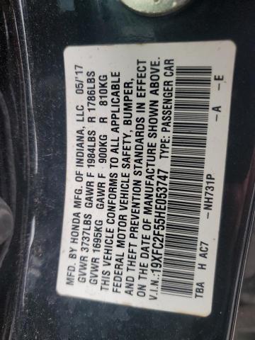 2017 HONDA CIVIC LX - 19XFC2F55HE053747