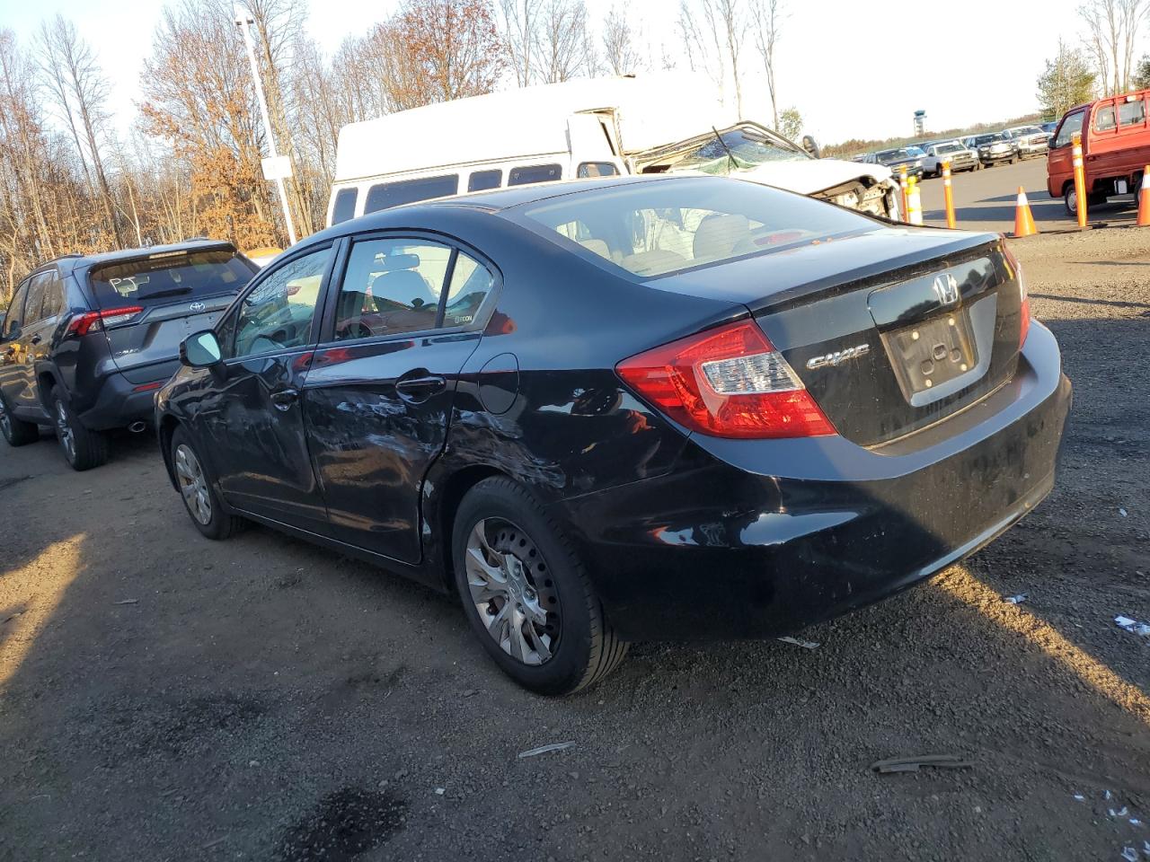 Lot #2996489855 2012 HONDA CIVIC LX