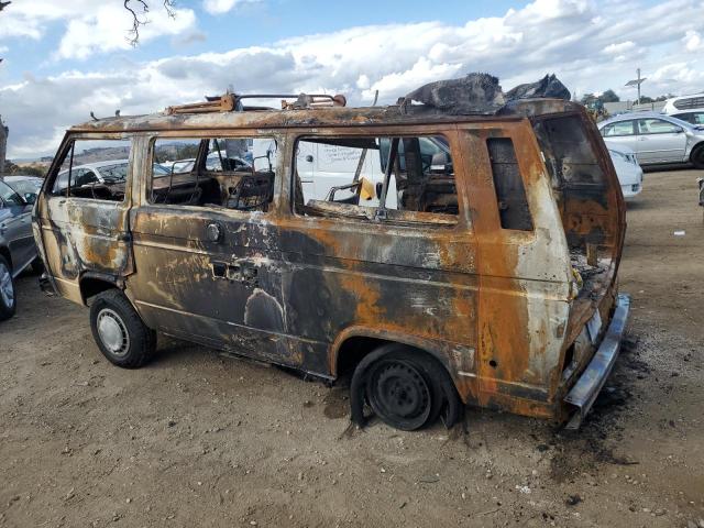 VOLKSWAGEN VANAGON CA 1985 yellow van camp gas WV2ZB0256FH042498 photo #3