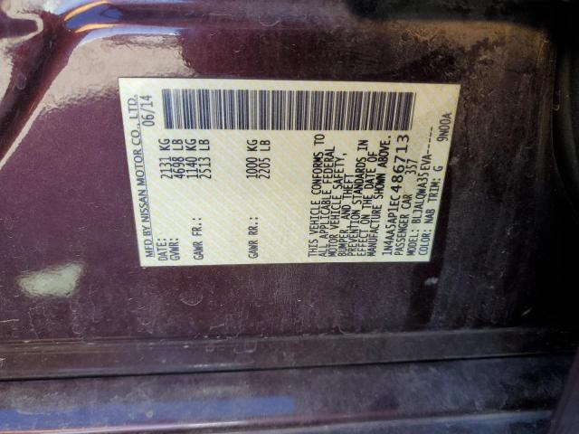 1N4AA5AP1EC486713 2014 NISSAN MAXIMA