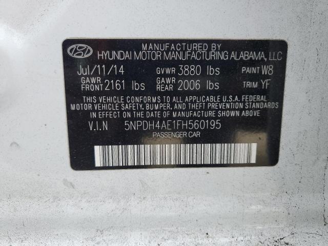 2015 HYUNDAI ELANTRA SE - 5NPDH4AE1FH560195