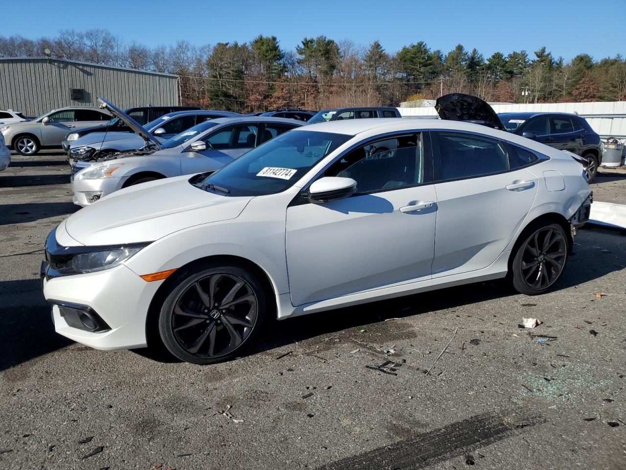 Lot #3034415108 2019 HONDA CIVIC SPOR