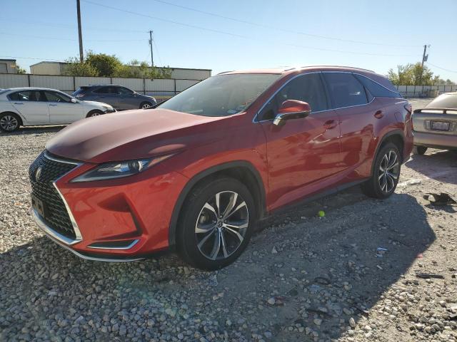 LEXUS RX 450H L 2021 red  hybrid engine JTJHGKFA1M2021389 photo #1