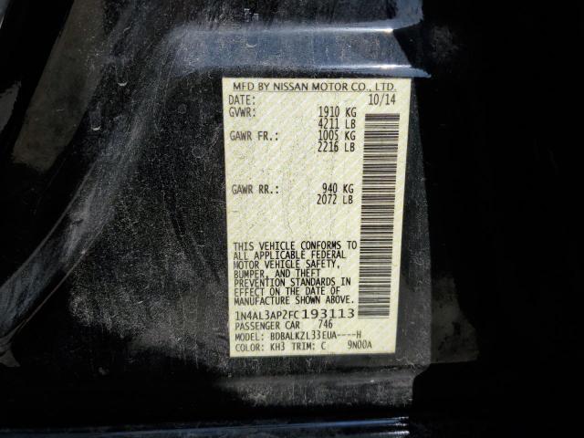 2015 NISSAN ALTIMA 2.5 - 1N4AL3AP2FC193113