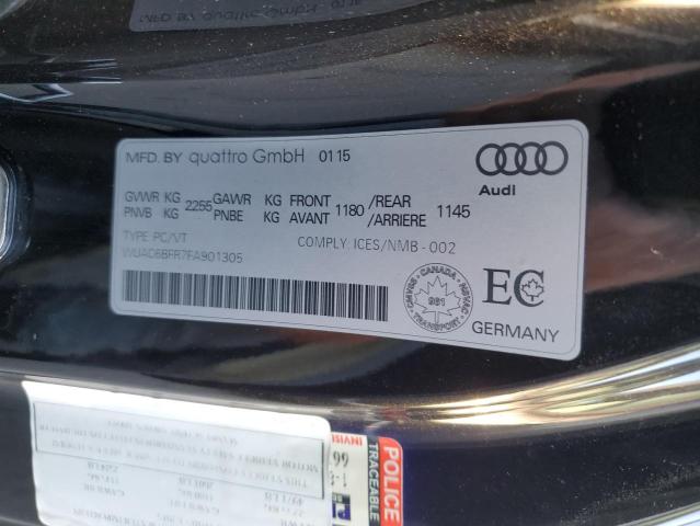2015 AUDI RS5 WUAC6BFR7FA901305