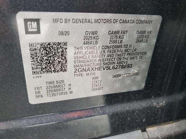 2020 CHEVROLET EQUINOX LS - 2GNAXHEV5L6278883