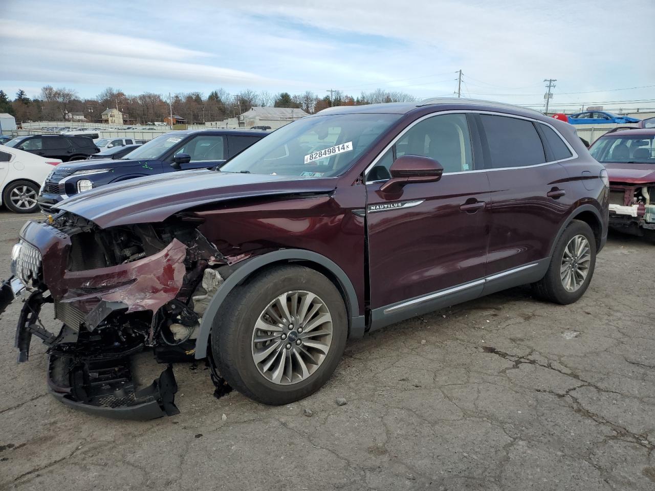 Lot #3050506159 2019 LINCOLN NAUTILUS S