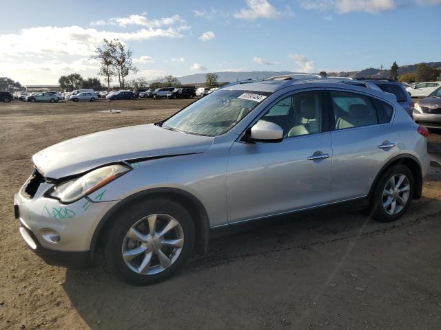 INFINITI EX35 BASE 2008 silver  gas JNKAJ09E28M304224 photo #1