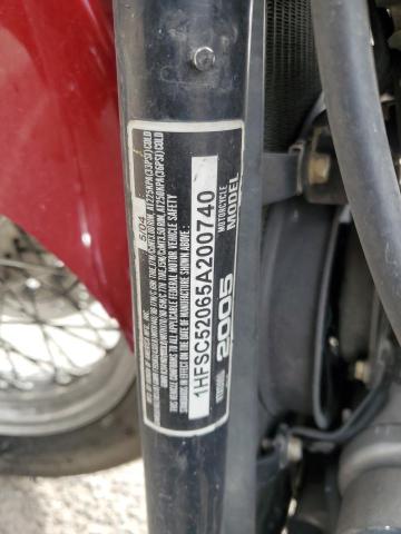 2005 HONDA VT1300 S 1HFSC52065A200740
