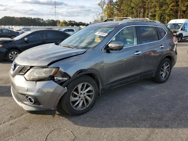 NISSAN ROGUE S 2014 gray  gas 5N1AT2MV4EC817972 photo #1