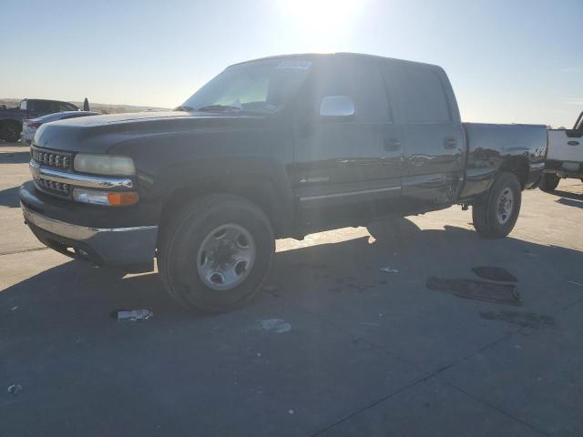 CHEVROLET SILVERADO 2002 black crew pic gas 1GCGK13U12F202746 photo #1