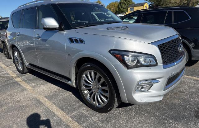 INFINITI QX80 BASE 2017 silver  gas JN8AZ2NF0H9640465 photo #1