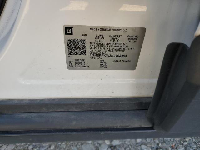 2019 CHEVROLET TRAVERSE L 1GNERFKW2KJ163494