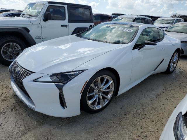 LEXUS LC 500 2020 white  gas JTHEP5AYXLA008039 photo #1