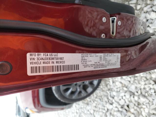 2021 JEEP COMPASS 80 3C4NJDEB3MT591907