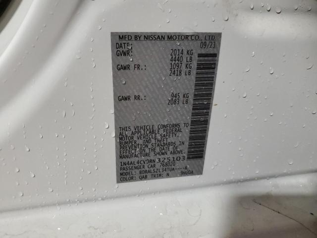 2024 NISSAN ALTIMA SR - 1N4AL4CV0RN325103
