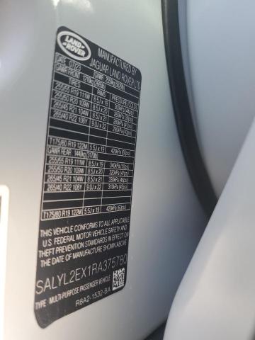 2024 LAND ROVER RANGE ROVE - SALYL2EX1RA375780